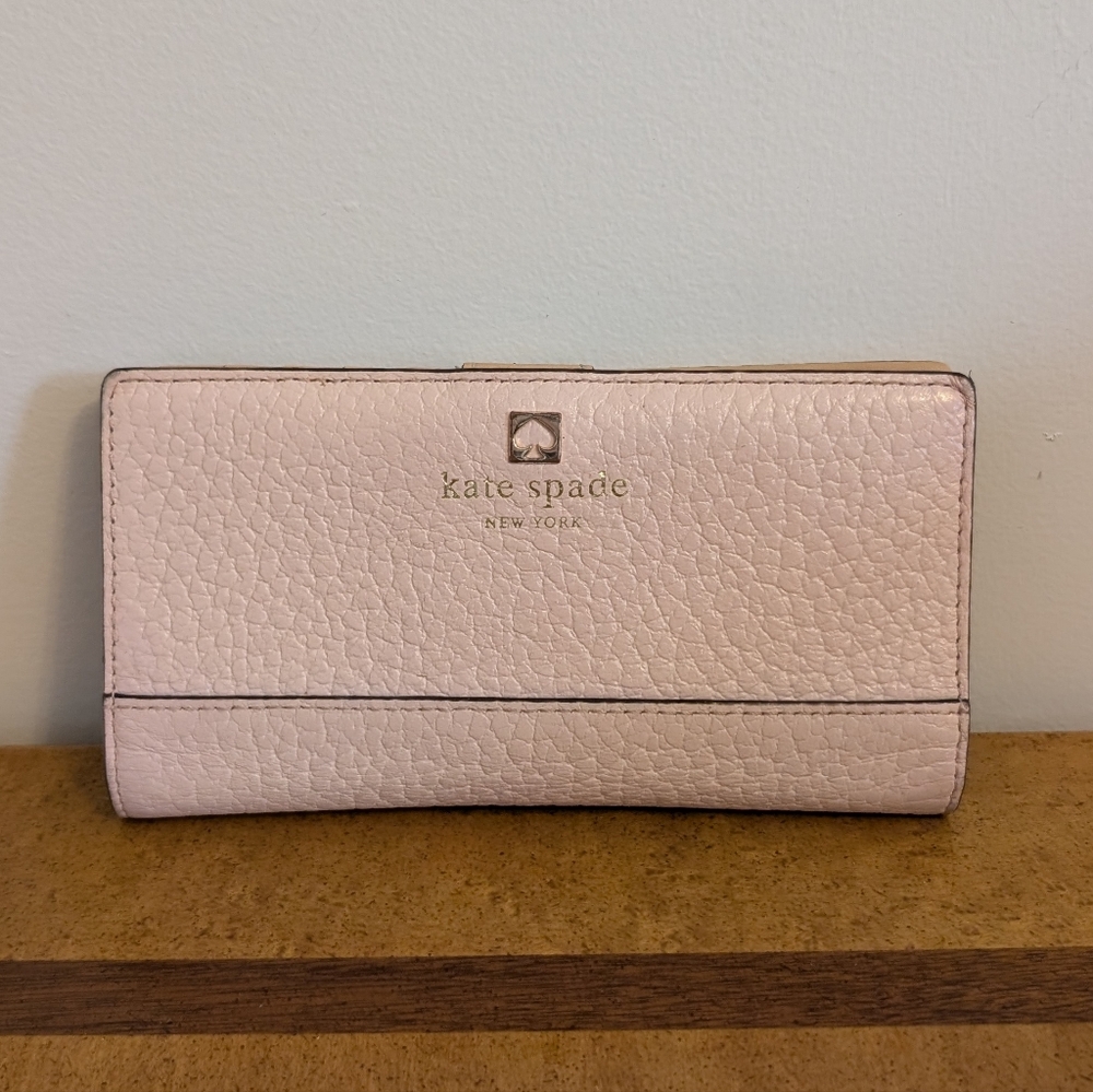 Kate Spade Blush Pink Leather Wallet